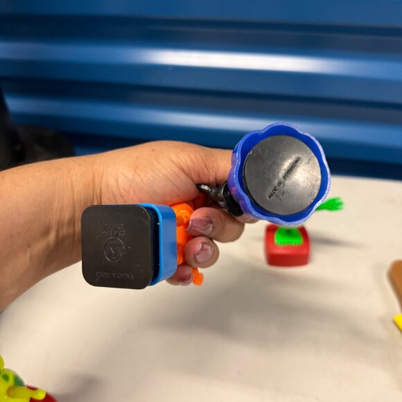 Vintage Push Puppet Toy Collection Set Of 7 Characters - Picture 9 of 9